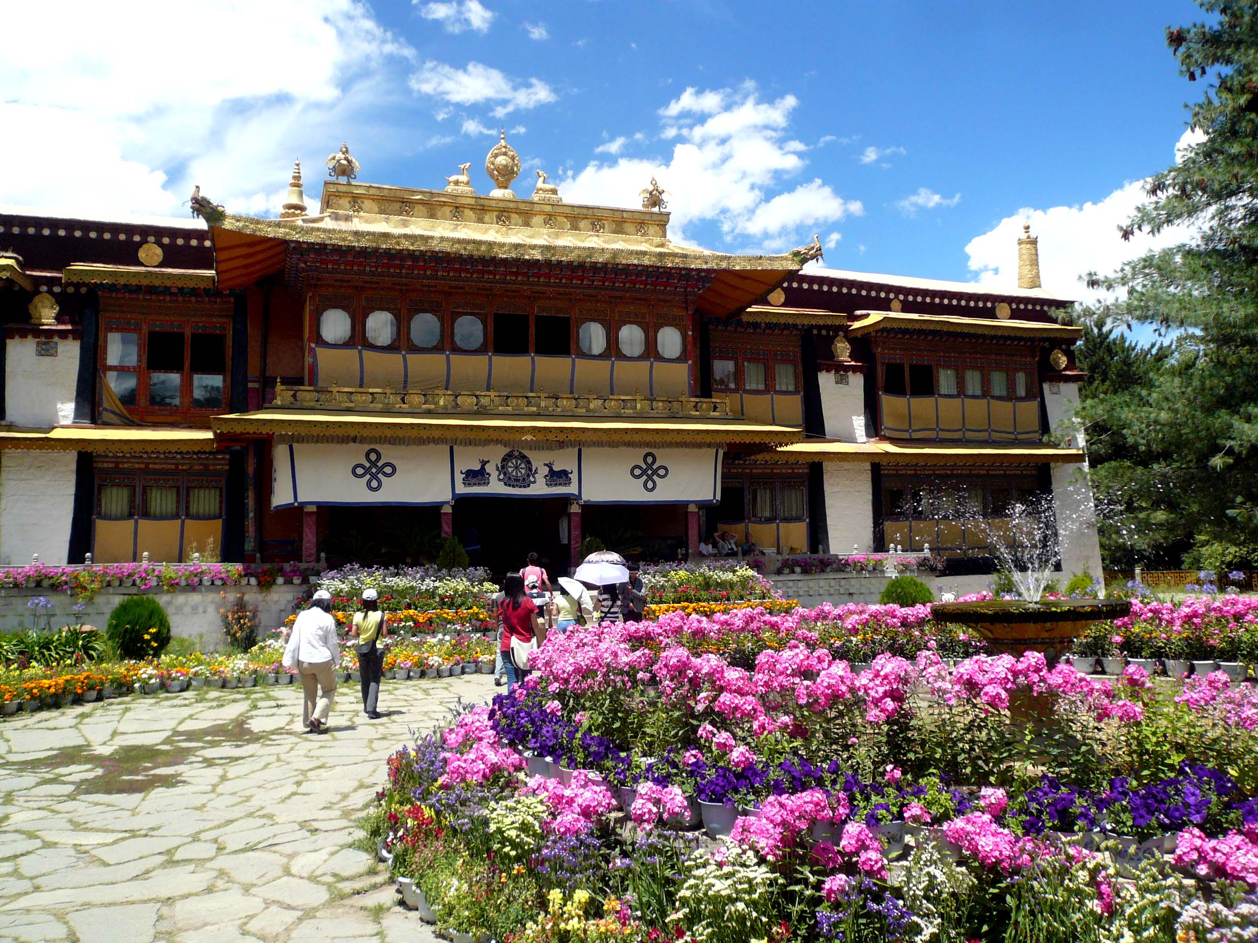The Famous Summer Palace of the Dalai Lamas